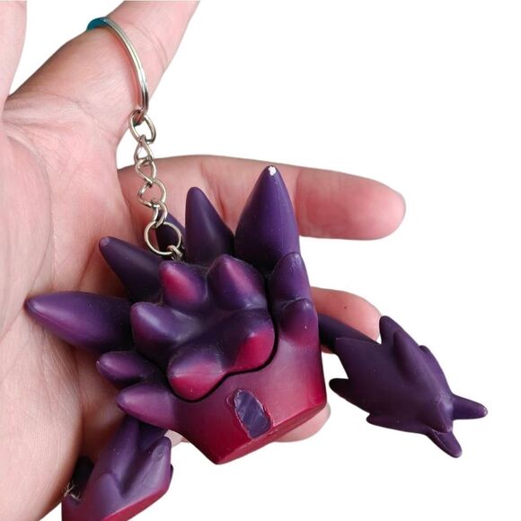 Pokemon Large Upcycled Toy Keychain - Picture 2 of 3